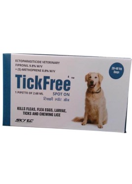 SlyEc Tick Free Spot On 20-40 kg for Dog